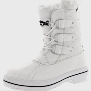 Polar Womens Snow Boot Nylon Short Fur Rain Winter Waterproof Snow Boots Sz 6